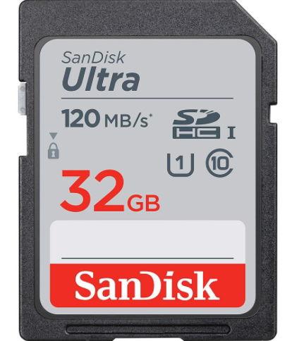 Card de memorie SanDisk Ultra SDHC, 32 GB, Clasa 10