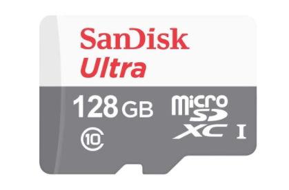 Card de memorie SanDisk Ultra microSDXC, 128 GB, Clasa 10