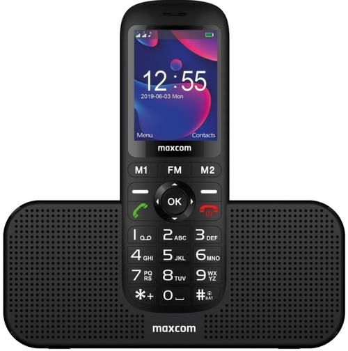 Telefon mobil MaxCom Comfort MM740, Dual Sim (Negru) evomag.ro imagine noua idaho.ro
