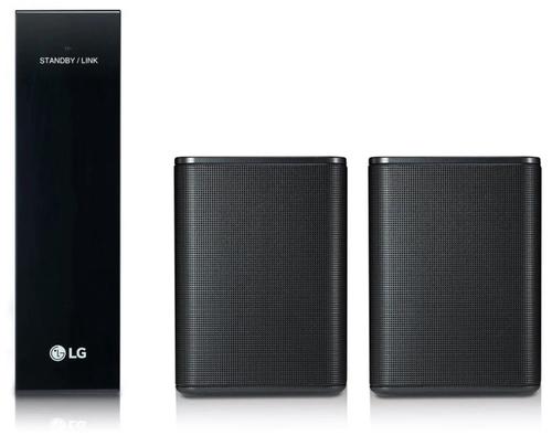 Kit pentru soundbar LG SPK8, 140W, Surround, Conectare Wireles (Negru) imagine noua