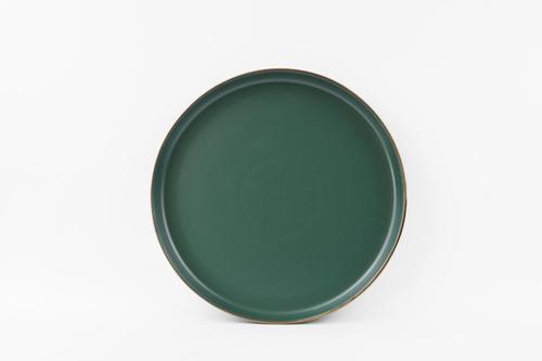 Platou ceramic Heinner Kyra HR-WDF-N27, Ceramic, 27 cm (Verde/Auriu)