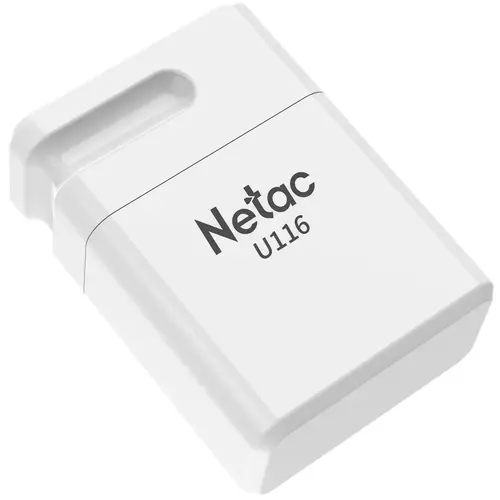 Memorie USB Netac NT03U116N-064G-20WH U116 mini, 64GB, USB 2.0