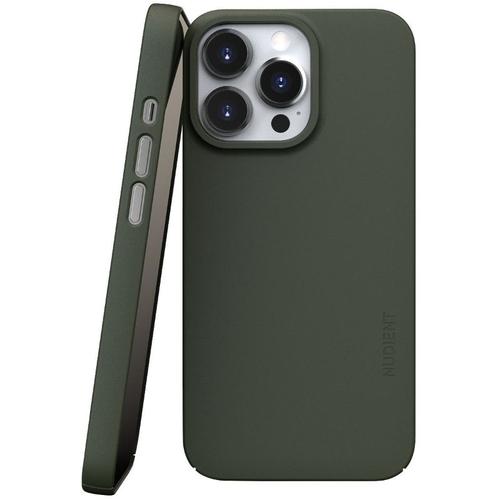 Husa Nudient Thin compatibila cu iPhone 13 Pro, MagSafe, Verde
