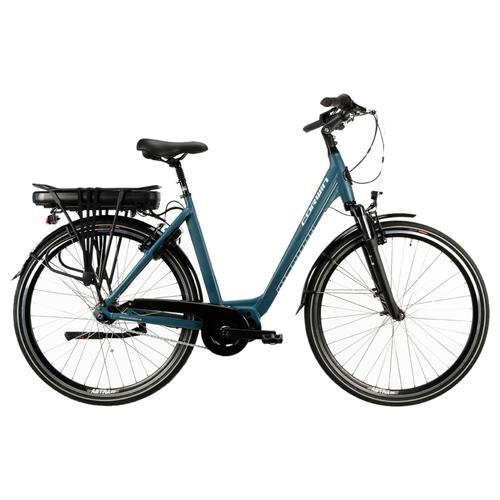 Bicicleta Electrica Corwin 28328, roti 28inch, L, Viteza maxima 25 km/h, Putere motor 250 W (Albastru) 250