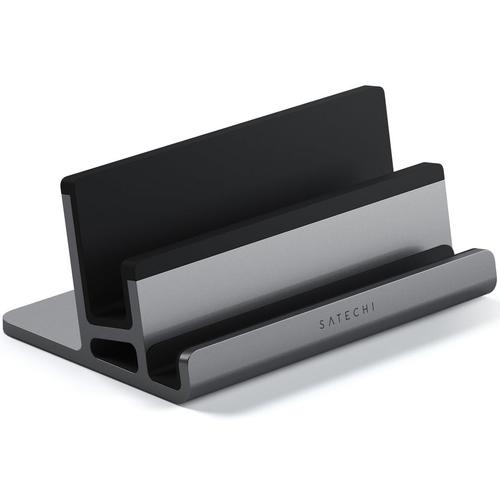 Suport dual vertical Satechi pentru laptop, tablete si telefoane (Argintiu)