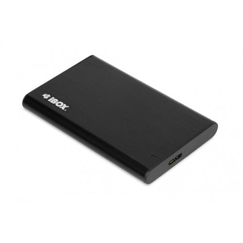 Carcasa rack pentru hard disk, iBox, 2,5inch, USB, Negru