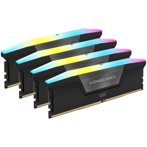 Memorie Corsair Vengeance Std PMIC, XMP 3.0 Black Heatspreader, 64GB (4x16GB), DDR5, 6400MT/s, CL 32