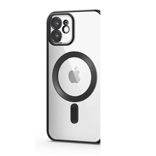 Carcasa TECH-PROTECT MAGSHINE MagSafe compatibila cu iPhone 11, Negru
