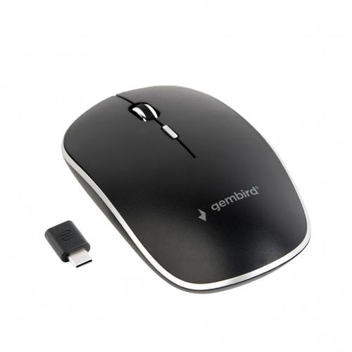 Mouse Wireless Gembird, 1600DPI, Negru