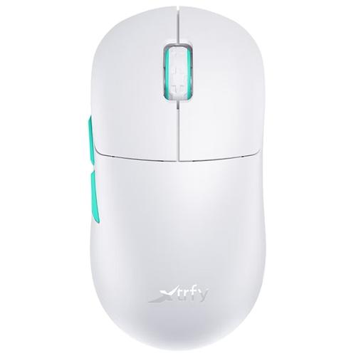 Mouse gaming wireless Xtrfy M8 White, Ultrausor 55g, Alb
