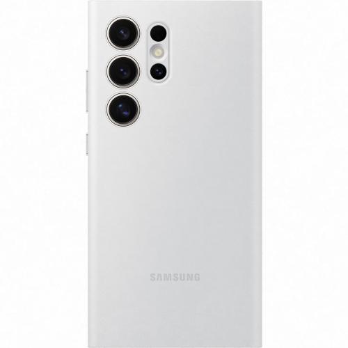 Husa de protectie Samsung Smart View Wallet Case pentru Galaxy S24 Ultra, White