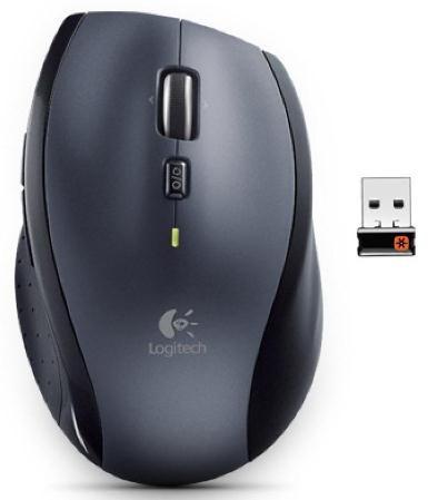 Mouse Wireless Logitech Marathon M705, USB, 1000 DPI (Negru)