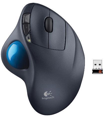 Mouse Logitech Wireless Trackball M570 (Negru) title=Mouse Logitech Wireless Trackball M570 (Negru)