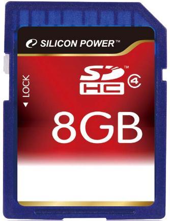 Card Silicon Power SDHC 8GB (Class 4)