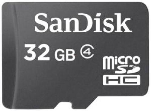 Card de memorie SanDisk microSDHC, 32GB, Clasa 4 32GB imagine noua