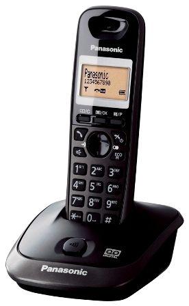 Telefon Fix Panasonic KX-TG2511FXT (Negru) imagine evomag.ro 2021