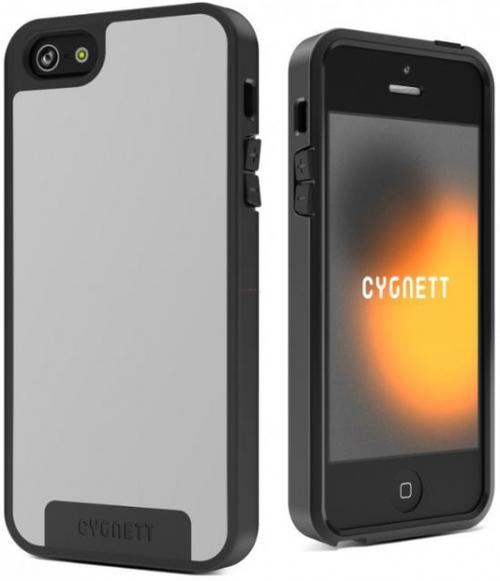 Protectie spate Cygnett Apollo CY0865CPAPO pentru iPhone 5 (Alb cu gri)
