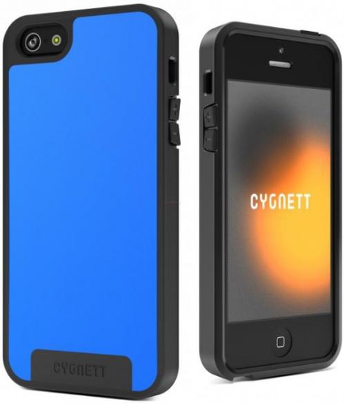 Protectie spate Cygnett Apollo CY0867CPAPO pentru iPhone 5 (Albastra)