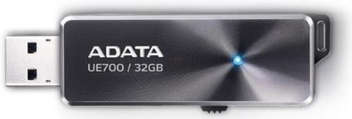 Stick USB A-DATA UE700 32GB, USB 3.0 (Gri Metalic)