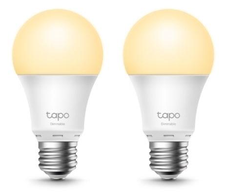 Bec inteligent TP-LINK Tapo L510E, 8.7W, E27, Wi-Fi, intensitate reglabila, control prin smartphone cu aplicatia TAPO, 2 pack imagine noua