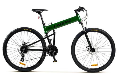 Bicicleta Pliabila MTB-Folding CARPAT Hummer C2941S, 24 Viteze, Cadru Aluminiu, Roti 29inch, Frane pe Disc, Schimbator Shimano Altus RD-M310-L (Verde)