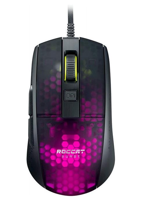 Mouse Gaming Roccat Burst Pro, 16000 DPI, Iluminare RGB (Negru)