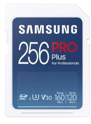 Card de memorie Samsung PRO Plus MB-SD256K/EU, SDXC, 256GB, UHS-I U3, V30, Clasa 10 256GB