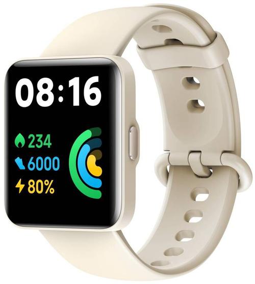 Ceas activity tracker Xiaomi Redmi Watch 2 Lite, GPS, Waterproof 5 ATM (Alb/Roz) imagine noua