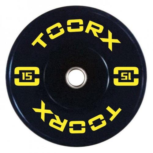 Disc olimpic TOORX ADBT-15, cauciuc, 15 KG (Negru)