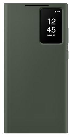 Protectie Smart View Wallet Samsung EF-ZS918CGEGWW pentru Samsung Galaxy S23 Ultra (Verde)
