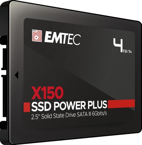 SSD EMTEC X150 Power Plus, 4TB, 3D NAND, 2,5inch, SATA-III