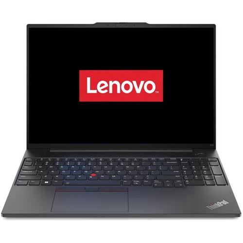 Laptop Lenovo ThinkPad E16 (Procesor Intel® Core™ i7 1355U (12M Cache, up to 5.00 GHz), 16inch WUXGA, 16GB DDR4, 512GB SSD, Intel Iris Xe Graphics, Negru)