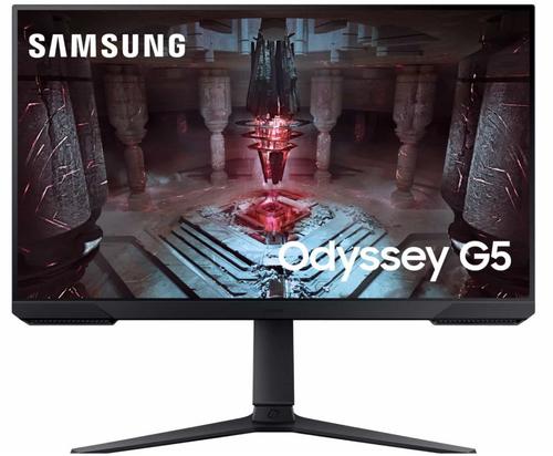Monitor Gaming VA LED Samsung Odyssey G5 27inch LS27CG510EUXEN, QHD (2560 x 1440), HDMI, DisplayPort, AMD FreeSync, 165 Hz, 1 ms (Negru)