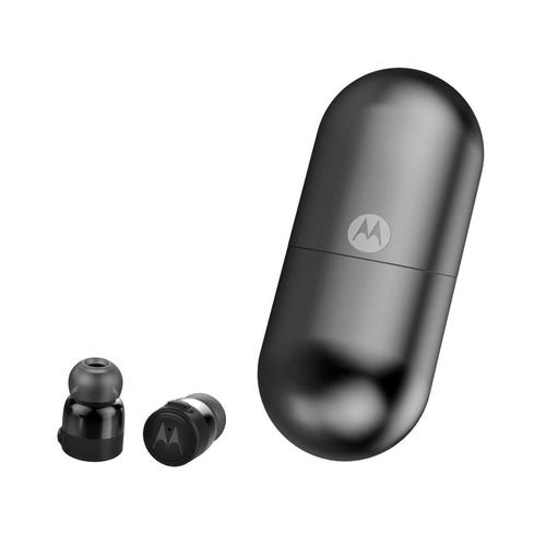 Casti True Wireless Motorola VerveBuds 400 Compact, Bluetooth, Microfon, Waterproof IPX6 (Negru)