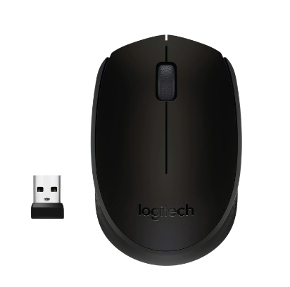 Mouse Wireless Optic Logitech B170, USB, 1000 DPI (Negru)