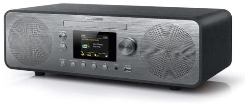 Micro Sistem Audio Muse M-885 DBT, USB, Radio FM, CD player, Bluetooth, 80 W (negru/Argintiu)