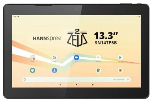 Tableta Hannspree Pad Zeus 2, Procesor Octa-Core MediaTek MT8183 2GHz, Ecran IPS Capacitive Multi-touch 13.3inch, 4GB RAM, 64GB Flash, Wi-Fi, Android (Negru)