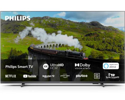 Televizor LED Philips 165 cm (65inch) 65PUS7608/12, Ultra HD 4K, Smart Tv, WiFi, CI+