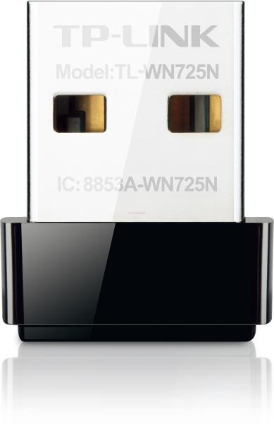 Adaptor Wireless TL-WN725N, USB 2.0, 150 Mbps (Negru)
