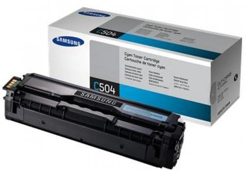 Toner Samsung CLT-C504S, acoperire aprox. 1800 pagini (Cyan)