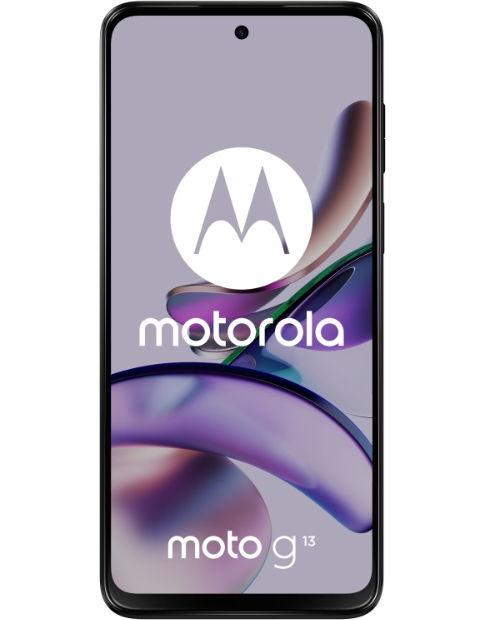 Telefon Mobil Motorola Moto G13, Procesor Mediatek MT6769Z Helio G85 Octa-Core, IPS LCD 6.5, 4GB RAM, 128GB Flash, Camera Tripla 50+2+2 MP, Wi-Fi, 4G, Dual SIM, Android (Negru) (Procesor imagine noua 2022