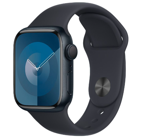 Smartwatch Apple Watch 9 GPS + Cellular, 41mm Midnight Aluminium Case, Midnight Sport Band - S/M image8