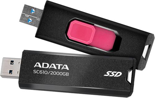 SSD Extern ADATA SC610, 2TB, USB 3.2 Gen2