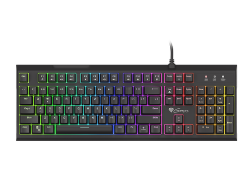 Tastatura Gaming Genesis THOR 150 RGB , layout US, USB (Negru) 