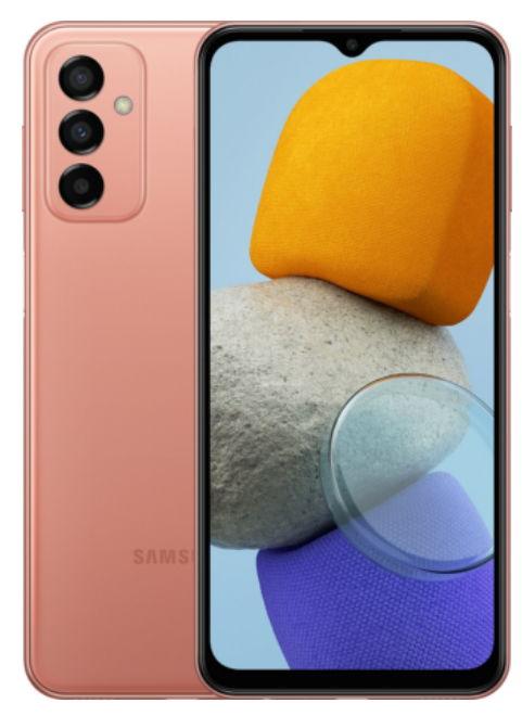 Telefon Mobil Samsung Galaxy M23, Procesor Qualcomm SM7225 Snapdragon 750G 5G Octa-Core, TFT LCD 6.6inch, 4GB RAM, 128GB Flash, Camera Tripla 50 + 8 + 2 MP, Wi-Fi, 5G, Dual SIM, Android (Portocaliu) (Portocaliu) imagine noua tecomm.ro