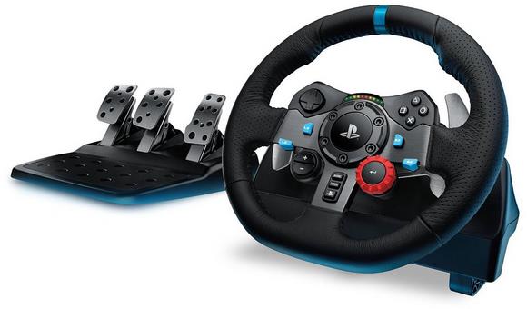 Sparrow Suffix Equivalent Volan cu pedale Logitech G29 Driving Force Racing (PC, PS3, PS4) - evoMAG.ro