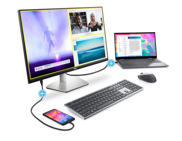 Monitor USB-C LED IPS Dell 27'', 4K UHD, 60Hz, 4ms, AMD FreeSync