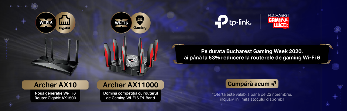 Oferte-de-pret-Routere-Gaming-Gigabit-TP-LINK-Archer-AX11000-AX10