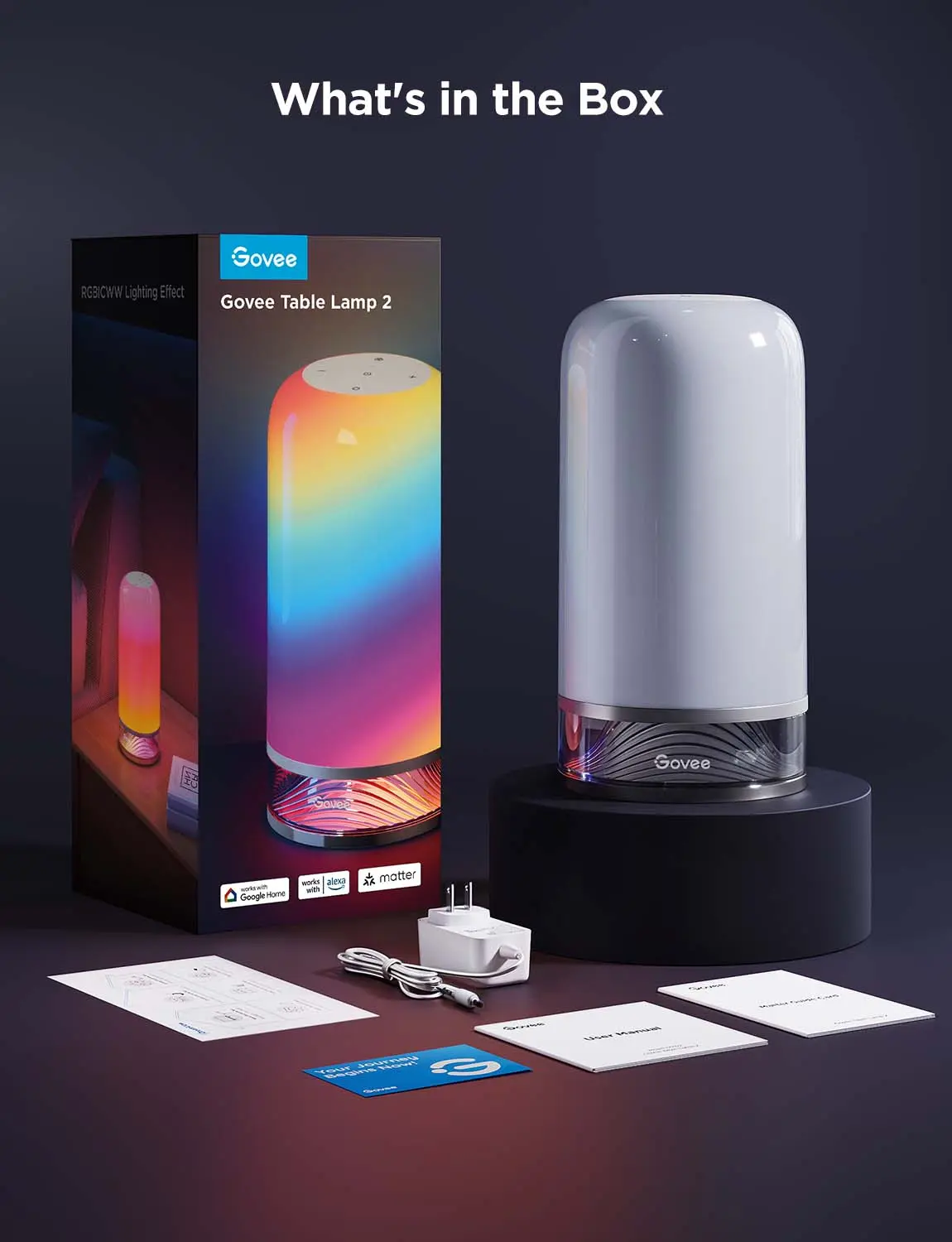 LAMPĂ DE MASA GOVEE H6022 RGBICWW
