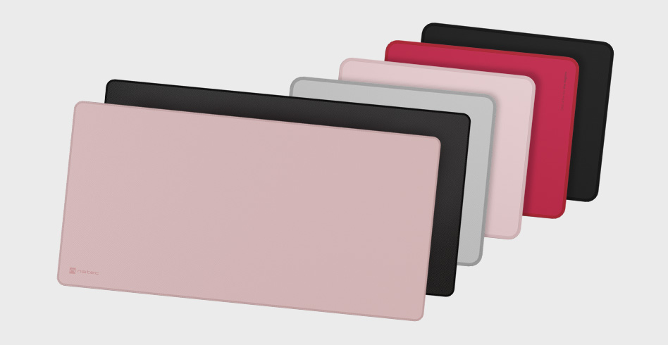 Mouse pad din seria Natec Colors in culoarea roz cetos, in diverse culori, inclusiv negru, gri si rosu. Dimensiune: 800x400mm